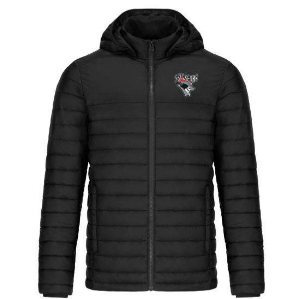 Image de Manteau junior noir hiver léger