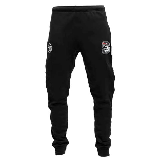 Image de Pantalon sport adulte noir - WARRIOR 